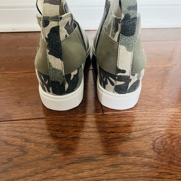 Steve Madden Green and Gray High-Top Sneakers size 8 - Picture 6 of 9